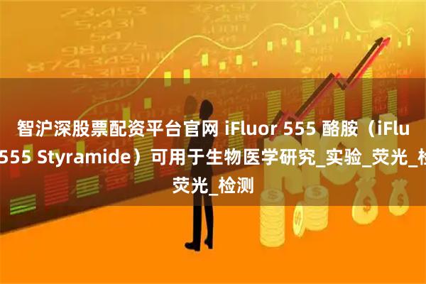 智沪深股票配资平台官网 iFluor 555 酪胺（iFluor 555 Styramide）可用于生物医学研究_实验_荧光_检测
